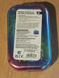 Pokemon TCG: Scarlet & Violet—Prismatic Evolutions Mini Tin – Vaporeon - New - Image 2