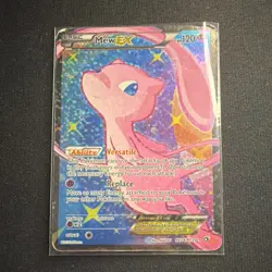 Pokemon Mew EX RC24/RC25 Ultra Rare Full Art Holo Psychic Card English 2013 - Image 1