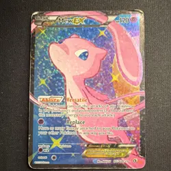 Pokemon Mew EX RC24/RC25 Ultra Rare Full Art Holo Psychic Card English 2013 - Image 3
