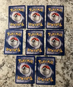 Pokemon Cards Lot of 8 cards 🔥3 SHADOWLESS 5 first edition Good Condition - Image 2