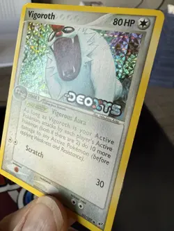 Pokemon Card - Vigoroth Stamped Deoxys 50/107 Reverse Holo - Image 2