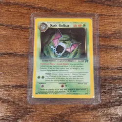 Vintage 2000 Pokemon TCG Dark Golbat Holo Card 7/82 Team Rocket Pokemon - Image 1