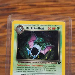 Vintage 2000 Pokemon TCG Dark Golbat Holo Card 7/82 Team Rocket Pokemon - Image 2
