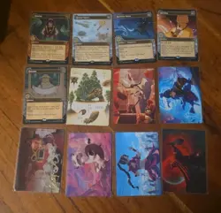 12x Magic The Gathering MTG Avatar the Last Airbender all P Promo / Art Card Lot - Image 1