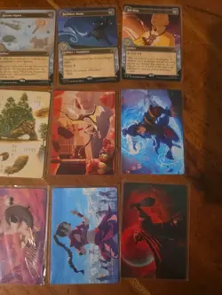 12x Magic The Gathering MTG Avatar the Last Airbender all P Promo / Art Card Lot - Image 3