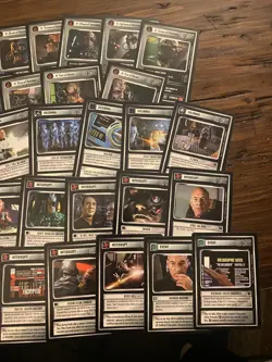 Star Trek CCG 1E First Contact Partial Common/Uncommon Set 69 Cards Total NM - Image 5