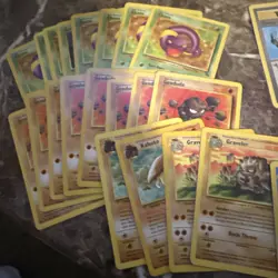 60 Card Lot Pokemon 1995-1999 Fossil /62. Complete Your Set Commons & Uncommons - Image 1