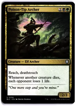 Poison-Tip Archer NM BLC Commander: Bloomburrow MTG - Image 1