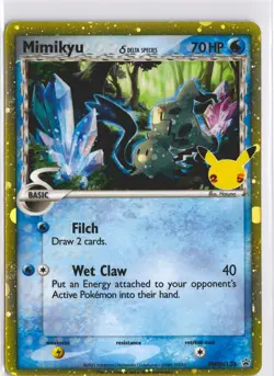 Mimikyu SWSH136 Celebrations Promo Delta Species Holo BSP Pokemon - Image 3