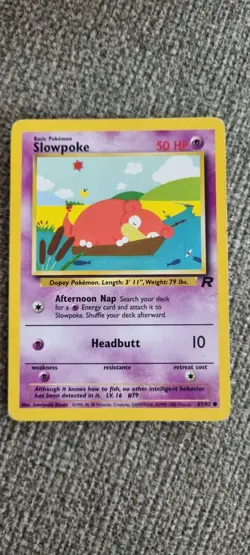 Slowpoke - Pokemon TCG - MP - Common - Team Rocket 67/82 - Image 1