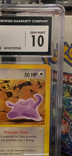 Pokemon 2003 Skyridge Ditto CGC 10 - Image 3