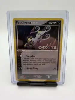 Pokemon Poochyena EX Deoxys 70/107 Reverse Holo Stamped 2005 TCG - Image 1