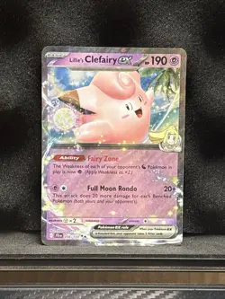 Pokemon TCG Lillie's Clefairy ex 056/159 Ultra Rare Journey Together NM/M - Image 1
