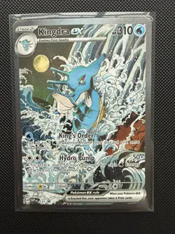 Kingdra EX SVP 131 Shrouded Fable Black Star Promo Nm/Mint Pokemon Horsea Seadra - Image 1