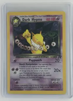 2000 Pokemon Team Rocket DARK HYPNO HOLO 9/82 LP - Image 1