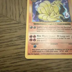 NINETALES | Pokemon Base Set 12/102 | Rare Holo | LP| Shadowless!! - Image 3