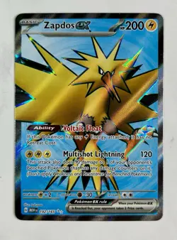 Zapdos ex 2023 Pokemon Mew 151 Ultra Rare #192/165 * Near Mint - Image 1