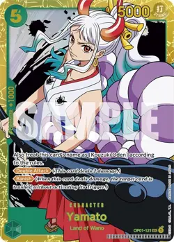Yamato (OP01-121) (Reprint) [PRB-01 - OP01-121] - NM [Foil] TCG One Piece - Image 1
