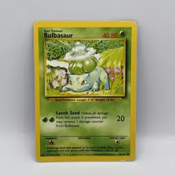 Bulbasaur 44/102 Base Set Pokemon Card - Image 1