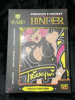 Gamersupps VCard Trickywi 9 Pocket Binder Holds 360 Cards New Sealed - Image 1