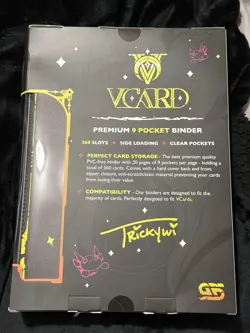 Gamersupps VCard Trickywi 9 Pocket Binder Holds 360 Cards New Sealed - Image 4