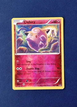 Clefairy 81/122 Reverse Holo - XY Breakpoint Pokemon Card NM/MINT - Image 1