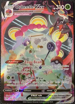 Orbeetle VMAX TG13/TG30 Swsh11: Lost Origin Trainer Gallery Holo - Pokemon Card - Image 1