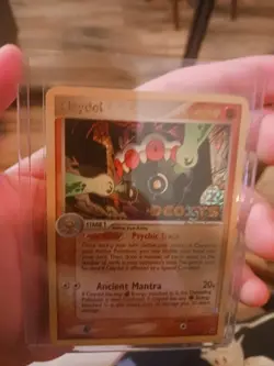 Pokemon TCG Claydol EX Deoxys Holo Rare Card 5/107 LP Stamped - Image 1