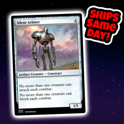 Silent Arbiter - Custom Art Magic: The Gathering Playtest Card - Commander EDH - Image 1