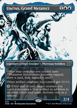 Unctus, Grand Metatect (Borderless Ichor Step-and-Compleat Foil) [Phyrexia: All - Image 1
