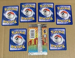 POKEMON - Gym Heroes 1st Edition - Misty's Tentacool RECALL Trainer Wrapper * NM - Image 2