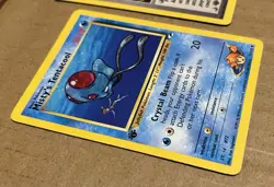 POKEMON - Gym Heroes 1st Edition - Misty's Tentacool RECALL Trainer Wrapper * NM - Image 3