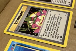 POKEMON - Gym Heroes 1st Edition - Misty's Tentacool RECALL Trainer Wrapper * NM - Image 4