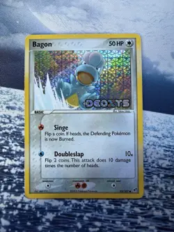 Bagon Reverse Holo STAMPED Ex Deoxys 52/107 Vintage Pokemon Card - Image 1