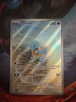 Squirtle 170/165 Holo Pokemon 151 Scarlet and Violet English - Image 1