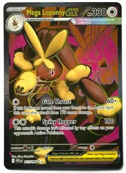Mega Lopunny ex 115/094 - Pokemon TCG - Phantasmal Flames Ultra Rare Holo - M/NM - Image 1