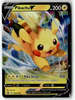Pikachu V ⭐ SWSH285 Holo Promo SWSH Black Star 2019 Pokemon NM - Image 1
