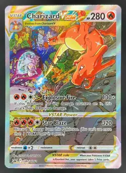 2022 Pokemon Sword & Shield Black Star Promos #SWSH262 Charizard VST - Image 1