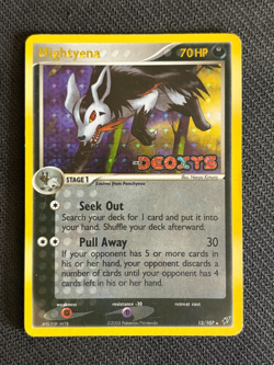 Mightyena 12/107 Reverse Holo ~ EX Deoxys - Pokemon TCG - Image 1