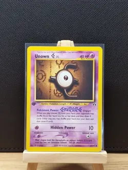 Pokemon TCG Neo Discovery 1st Edition Unown E 67/75 - Near Mint - Image 1