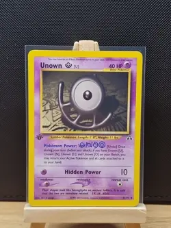 Pokemon TCG 2001 Neo Discovery 1st Edition Unown U 51/75 - Near Mint - Image 1