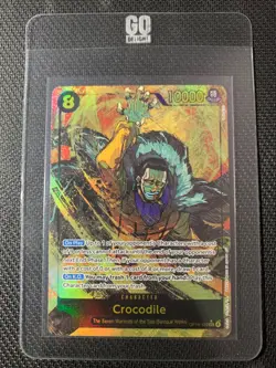 Crocodile - OP14-120 SEC (Alternate Art) One Piece The Azure Sea's Seven - Image 1