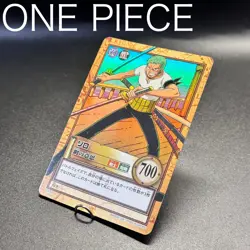 ONE PIECE Carddass Hyper Battle ZORO C492 Holo Japanese BANDAI 2001 Vintage - Image 1