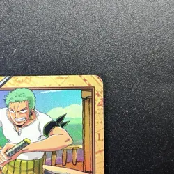 ONE PIECE Carddass Hyper Battle ZORO C492 Holo Japanese BANDAI 2001 Vintage - Image 4
