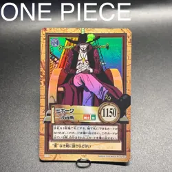 Mihawk 2000 C170 One Piece Carddass Hyper Battle Holo Rare Japanese Bandai - Image 1