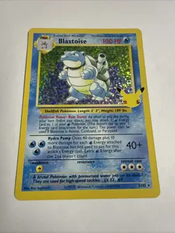 Blastoise 2/102 - Celebrations - Holo Rare - NM - Image 2