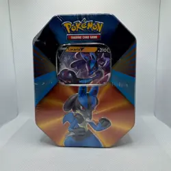 Pokemon TCG Lucario V Forces Tin - New & Factory Sealed - Image 1