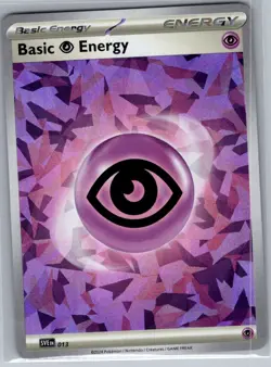 Basic Psychic Energy (Cracked Ice Holo) 013 Scarlet & Violet - Pokemon Card - NM - Image 1