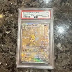 Pokemon TCG Scarlet Violet 151 Alakazam EX 201/165 SIR PSA 9 - Image 1