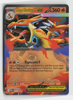 Pokemon - Mega Charizard Y ex - 030 ME: Mega Evolution Promo - Promo - NM - Image 1